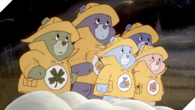 Hình ảnh các nhân vật trong loạt phim Care Bears.