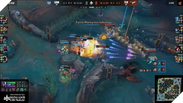 Levi xuất sắc cướp rồng lửa, mang về lợi thế quan trọng đầu trận cho GAM Esports