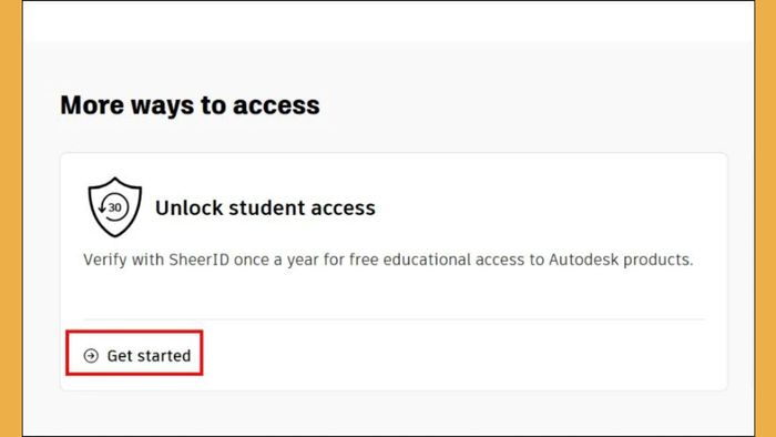 Hướng dẫn tải AutoCAD miễn phí cho sinh viên nhanh chóng: Bước 2