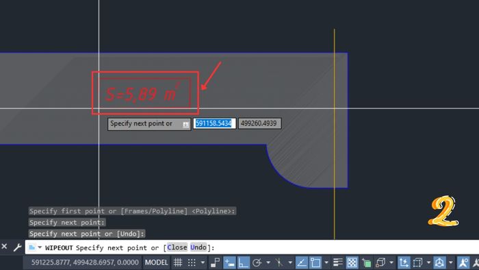 Hướng dẫn sử dụng lệnh WIPEOUT trong CAD bước 2