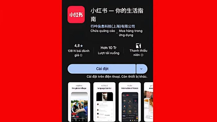 Hướng dẫn chi tiết cách tải và đăng ký tài khoản trên RedNote, bắt đầu từ bước 1.