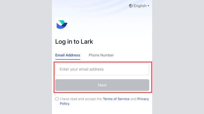 Cách tham gia tổ chức trên Lark - Sử dụng email hoặc tin nhắn mời tham gia - Bước 3