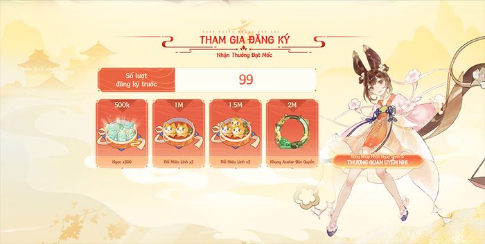 Game nhập vai cổ phong Vong Xuyên Phong Hoa Lục đã mở đăng ký trước, với hàng loạt quà tặng hấp dẫn cho cộng đồng game thủ.
