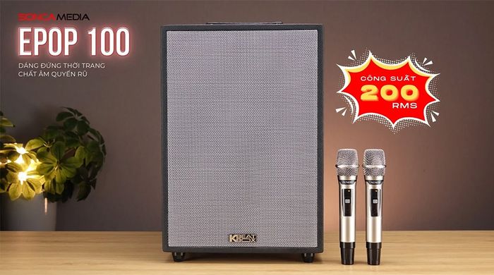 Loa Karaoke di động xách tay ACNOS SONCAMEDIA ePOP 100