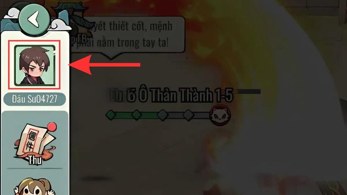 Hướng dẫn nhập mã code Đấu Phá Thương Khung 2D - bước 2