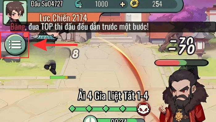 Hướng dẫn nhập mã code Đấu Phá Thương Khung 2D - bước 1