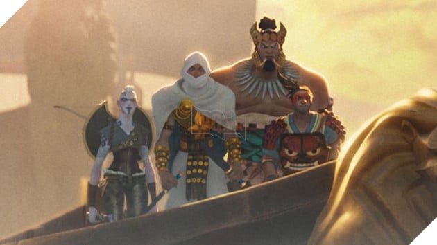Hình ảnh minh họa từ phim hoạt hình Eyes of Wakanda