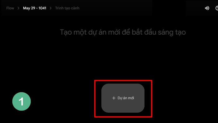 Hướng dẫn tạo video với Veo 3 trong Flow của Google Labs - bước 1