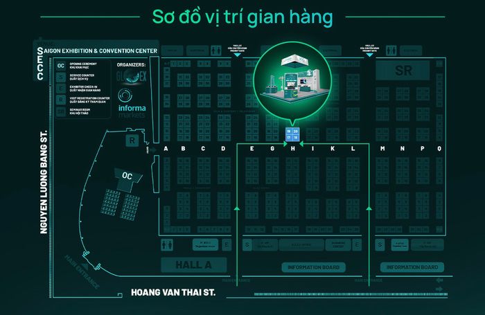 Vị trí gian hàng của TP-Link tại triển lãm ICTComm 2025