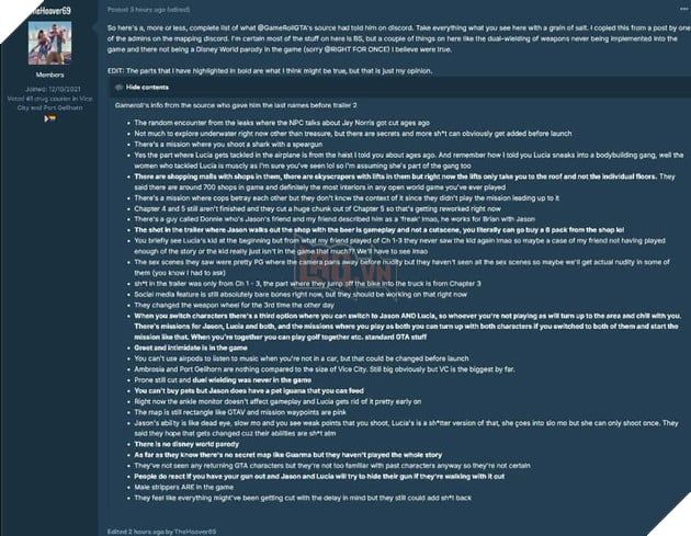 Cốt truyện của GTA 6 vẫn chưa được hoàn thiện.