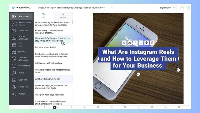 Điểm nổi bật nhất của Wave Video