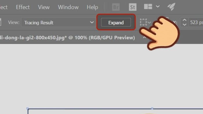 Hướng dẫn chuyển ảnh thành vector trong AI - Bước 5