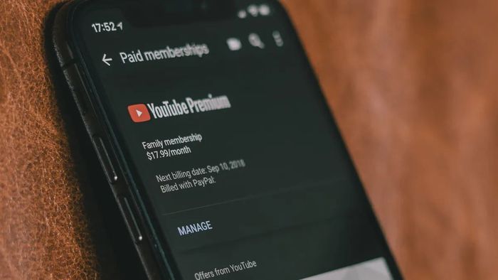 Chi phí đăng ký gói YouTube Premium Family