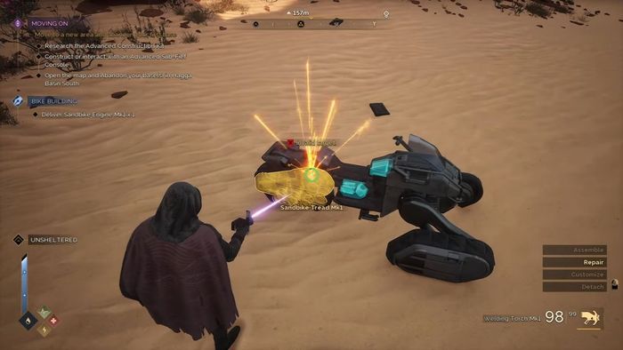 Cách sửa xe trong game