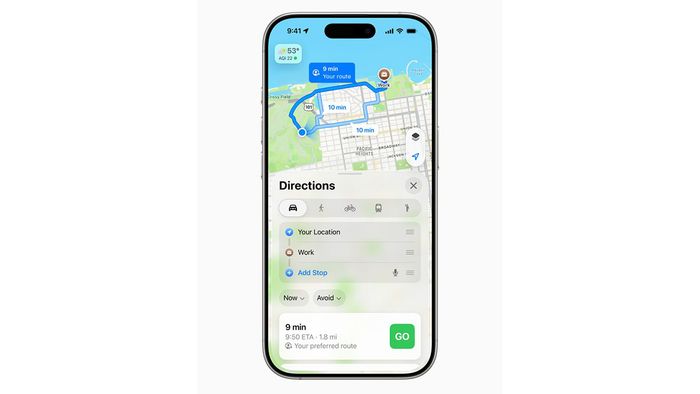 Apple Maps trở nên thông minh hơn bao giờ hết. Ảnh: Apple.com