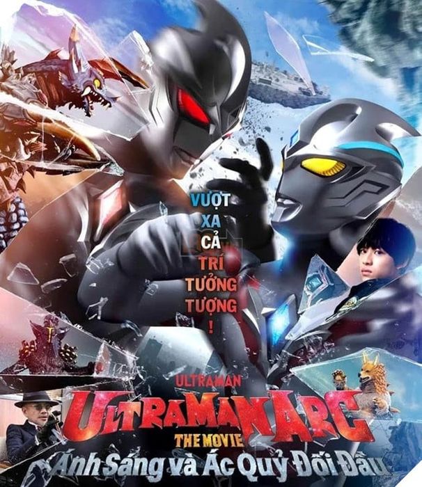 Hình ảnh poster chính thức của Ultraman Arc The Movie: Ánh Sáng Và Ác Quỷ Đối Đầu.