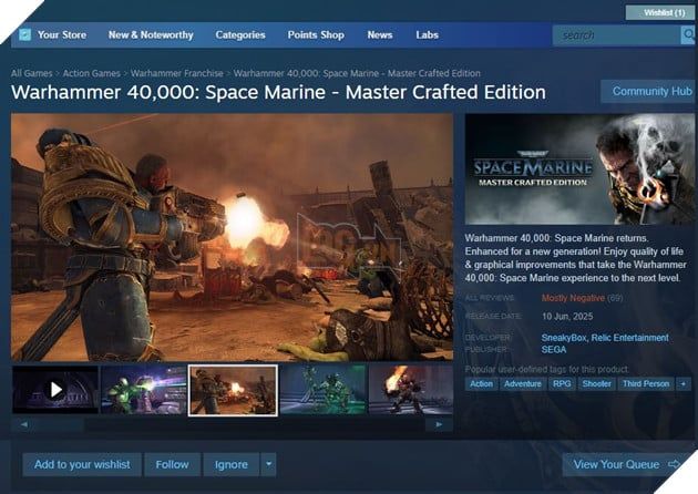 Warhammer 40,000K: Space Marine Master Crafted Edition Gây Tranh Cãi Trên Steam 3