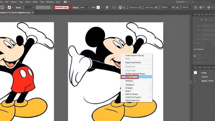 Hướng dẫn sử dụng Image Trace trong AI đơn giản bước 4