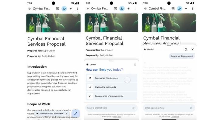 Google Docs tích hợp trí tuệ nhân tạo AI