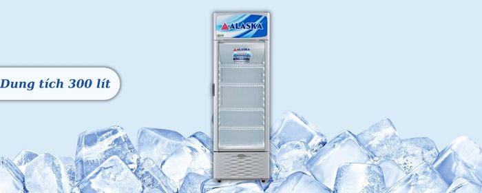Tủ Mát Alaska 300 Lít LC-335 thiết kế hiện đại, dung tích 300 lít