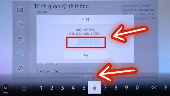 Cách khóa YouTube trên tivi Samsung - bước 3