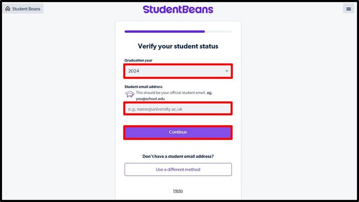 Hướng dẫn chi tiết cách đăng ký tài khoản trên StudentBeans