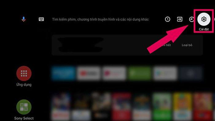 Hướng dẫn cách khóa YouTube trên tivi TCL - bước 1