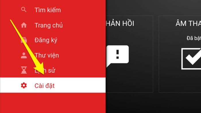 Cách khóa YouTube trên tivi Xiaomi - bước 2