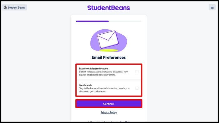 Hướng dẫn chi tiết cách đăng ký tài khoản StudentBeans