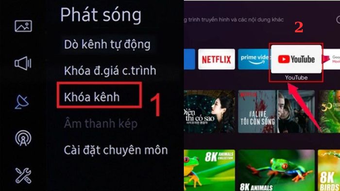 Cách khóa YouTube trên tivi Xiaomi - bước 3
