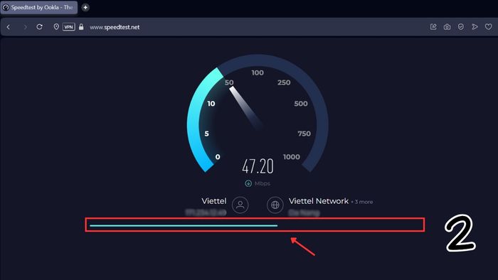 Hướng dẫn kiểm tra tốc độ mạng bằng Speedtest - bước 2
