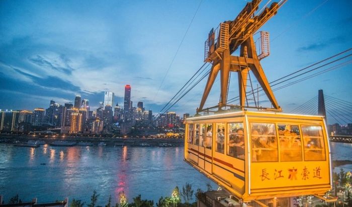 Trải nghiệm ngắm cảnh Trùng Khánh từ cáp treo