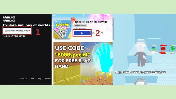 Hướng dẫn cài đặt game Slap Me Tower trên máy tính