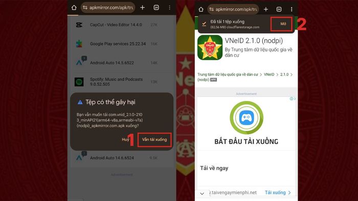 Hướng dẫn từng bước tải và cài đặt VNeID APK - Phần 2