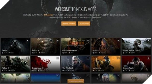Nexus Mods Chính Thức Bước Sang Trang Mới, Mở Ra Chương Mới Trong Lịch Sử Phát Triển