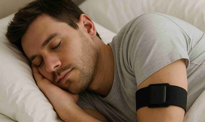 Thiết kế đeo trên cánh tay tối ưu cho trải nghiệm ngủ nghỉ
