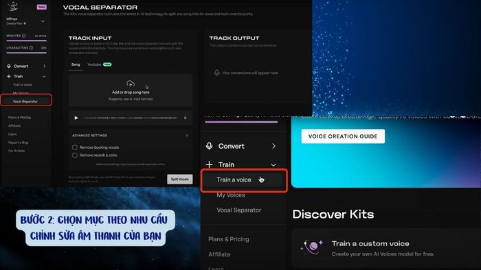 Hướng dẫn sử dụng Kits AI chi tiết - Giai đoạn 2