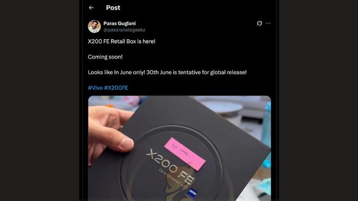Vivo X200 FE