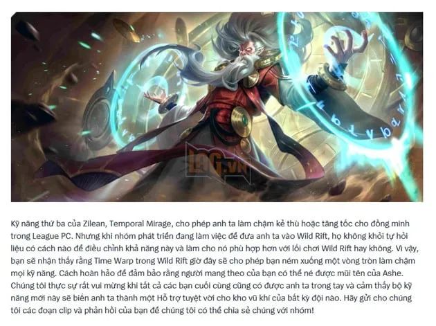 Zilean gia nhập Liên Minh Tốc Chiến với sức mạnh đáng sợ khiến game thủ khiếp vía