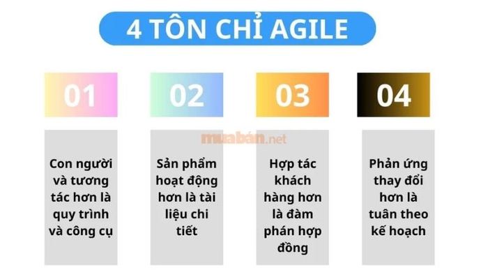 4 Nguyên tắc vàng trong Agile