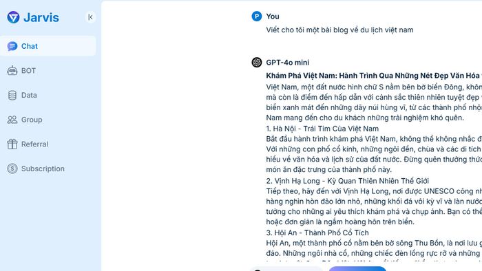 Hướng dẫn chi tiết cách vận hành Jarvis AI
