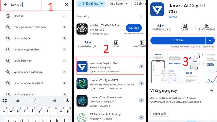 Hướng dẫn cài đặt Jarvis AI trên thiết bị di động