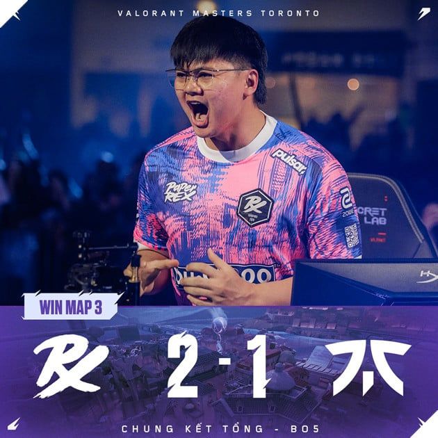 Ở bản đồ quyết định, Paper Rex thể hiện khát khao vô địch cháy bỏng