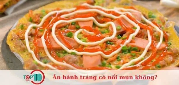 Bánh tráng nướng - Món quà vặt đầy cám dỗ