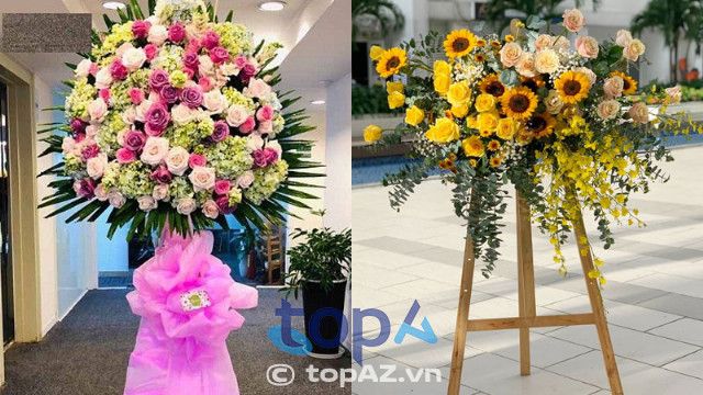 Địa chỉ vàng mua lẵng hoa khai trương ấn tượng tại quận Cầu Giấy