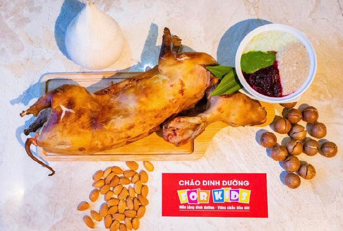 Hình ảnh thực tế các món cháo dinh dưỡng tại For Kids