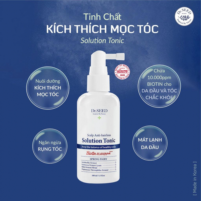 Hình ảnh Serum DR. SEED - Công thức làm dịu da đầu hiệu quả