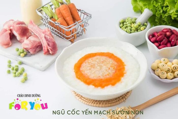 Hình ảnh thực tế món cháo dinh dưỡng tại For You