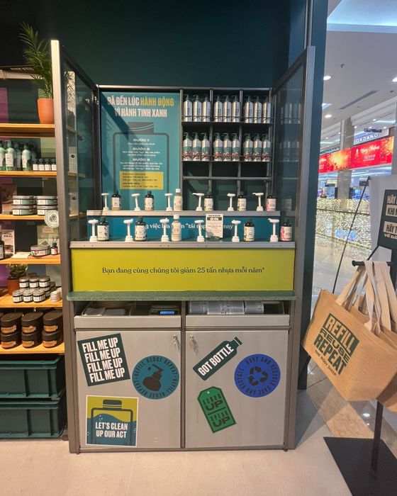 Trải nghiệm mua sắm thân thiện tại The Body Shop