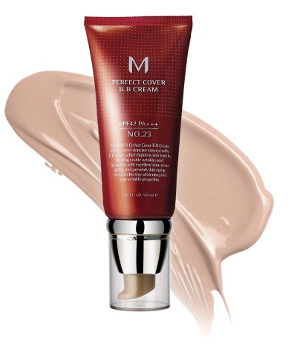 Hình ảnh thực tế Missha M Perfect Cover BB Cream - Lớp nền mỏng nhẹ tự nhiên
